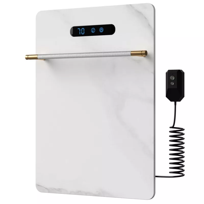 Graphene White Rock Towel Rack